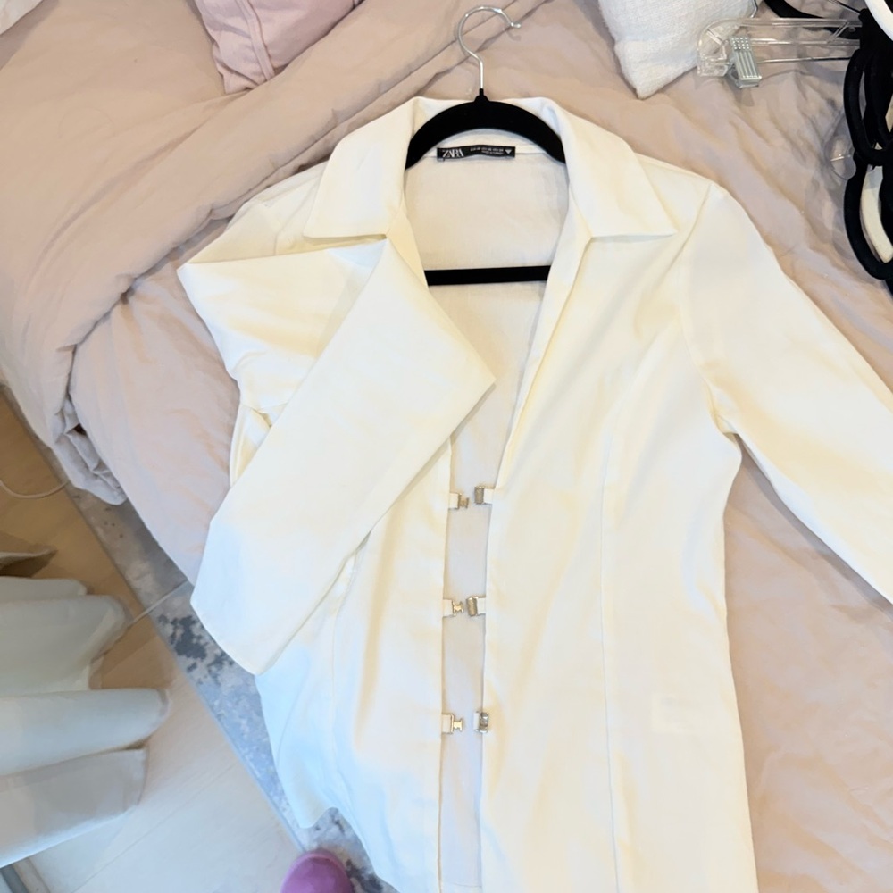 Zara Cream Women's Top